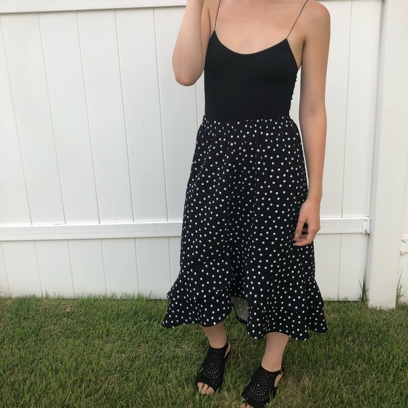 Parisian Polka Dot Skirt - Picture 1 of 3